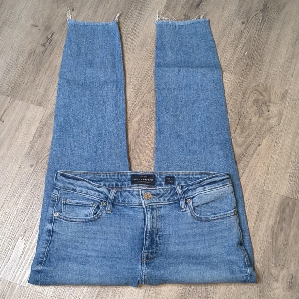 Lolita Super Skinny w/25" Inseam🍀Low Rise Lucky Brand Denim Jeans sac906 - Picture 2 of 8